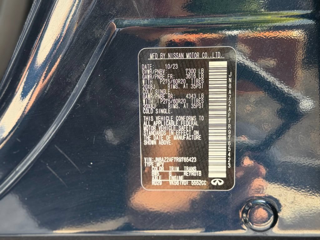 Used 2024 INFINITI QX80 Luxe RWD image 57