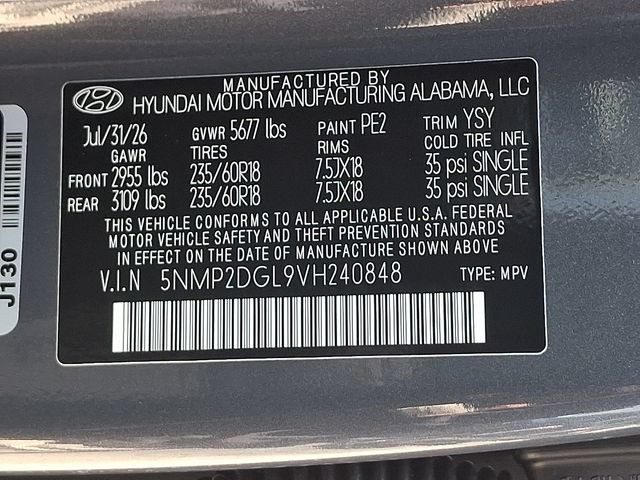 New 2027 Hyundai Santa Fe SEL AWD/4WD image 17
