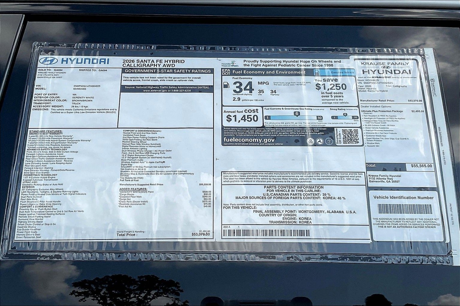 New 2026 Hyundai Santa Fe Calligraphy image 14