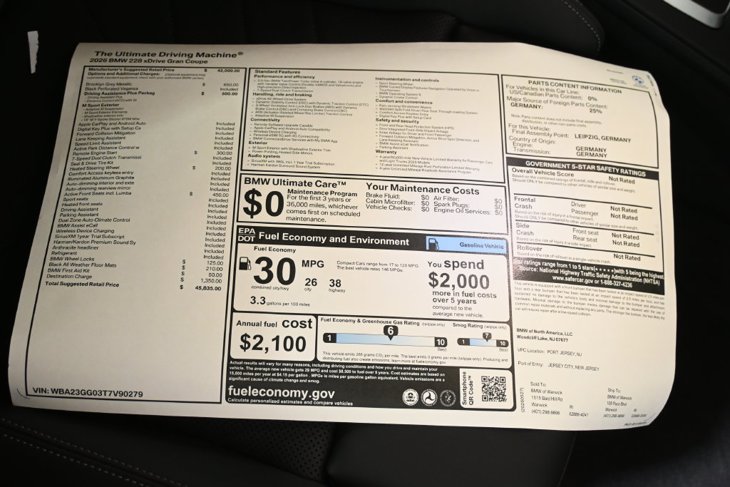 Used 2026 BMW 228i xDrive AWD/4WD image 36