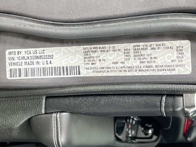 Used 2022 Jeep Grand Cherokee L Overland AWD/4WD image 11