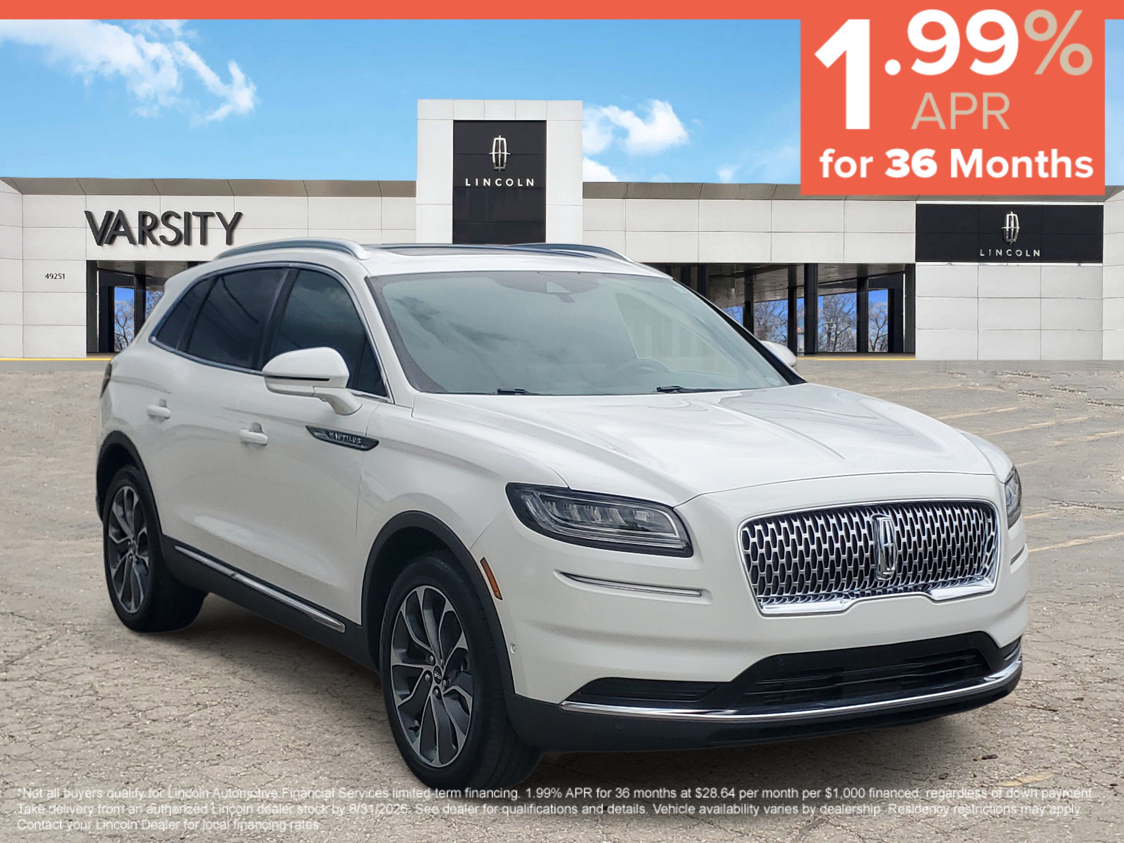 Certified 2023 Lincoln Nautilus Reserve w/ Equipment Group 201A