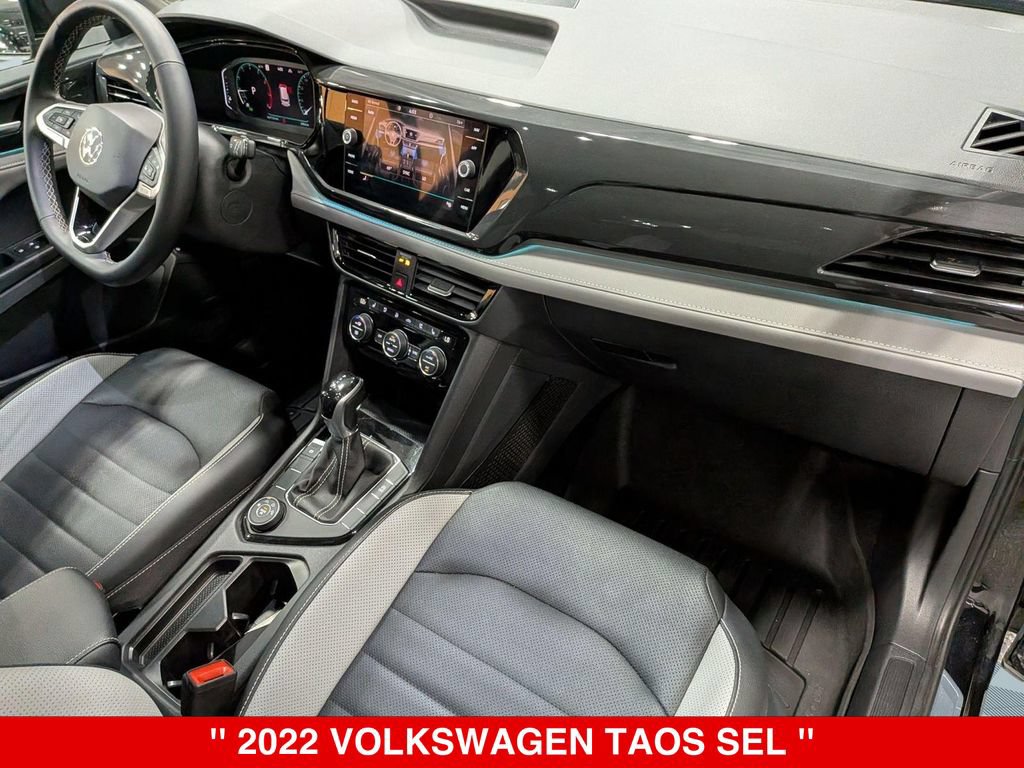 Used 2022 Volkswagen Taos SEL w/ Panoramic Sunroof Package AWD/4WD image 37