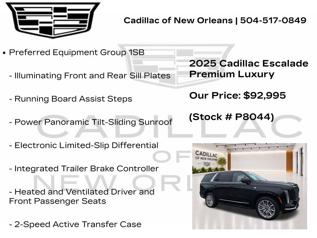 Certified 2025 Cadillac Escalade Premium Luxury AWD/4WD image 7