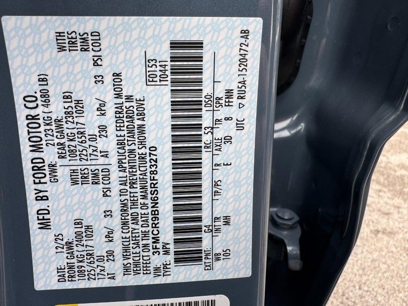 New 2025 Ford Bronco Sport Big Bend w/ Black Appearance Package image 25