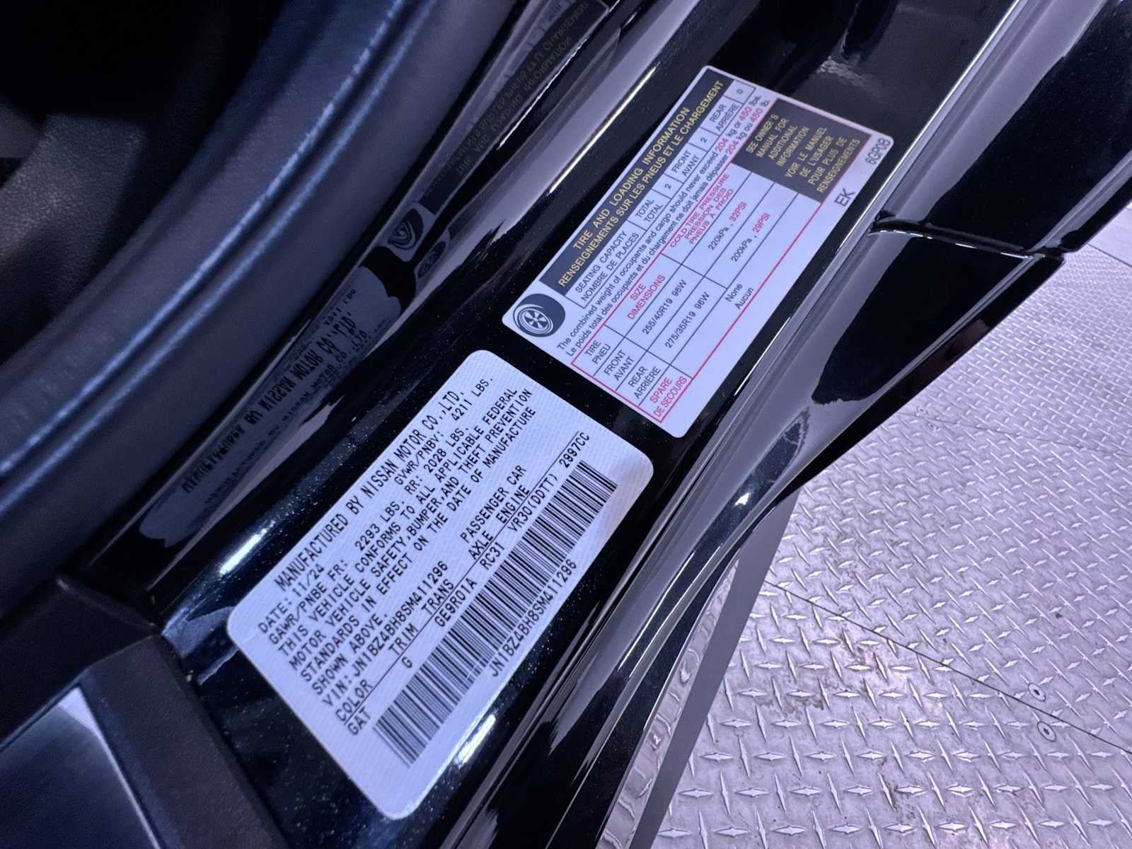 Used 2025 Nissan Z Performance w/ Floor Mat Package RWD image 41