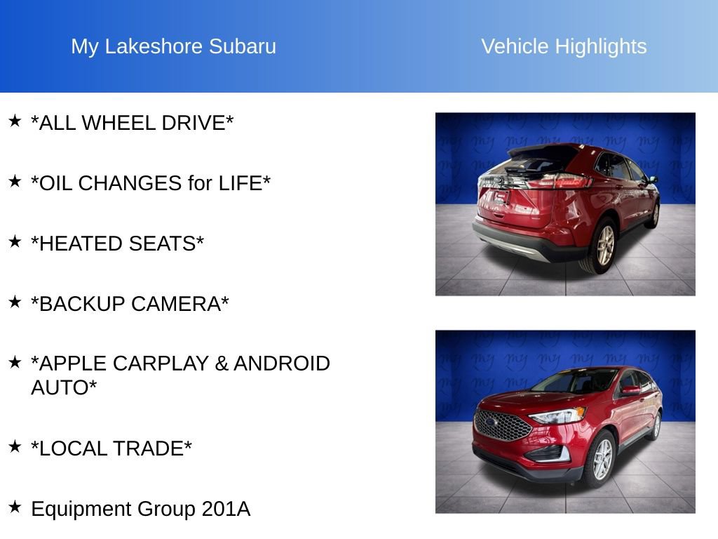 Used 2024 Ford Edge SEL AWD/4WD image 9