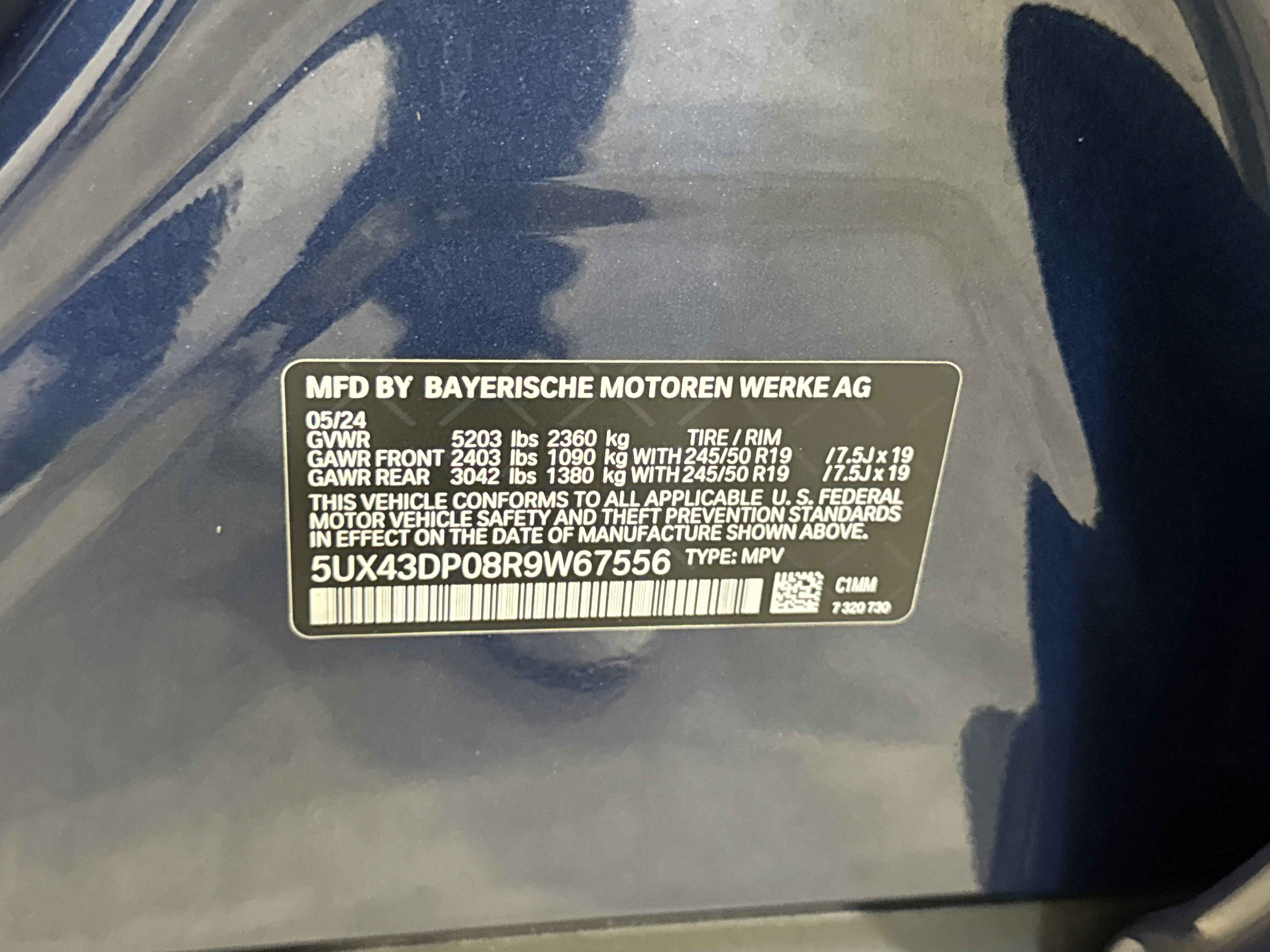 Certified 2024 BMW X3 sDrive30i image 37