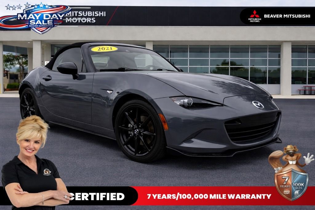 Used 2021 MAZDA MX-5 Miata Club RWD image 1