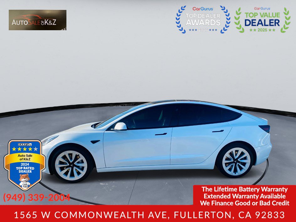 Used 2022 Tesla Model 3 Long Range AWD/4WD image 3