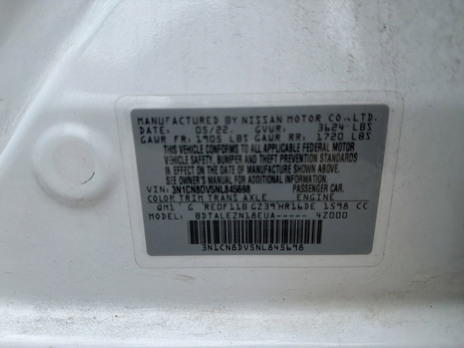 Used 2022 Nissan Versa S FWD image 15