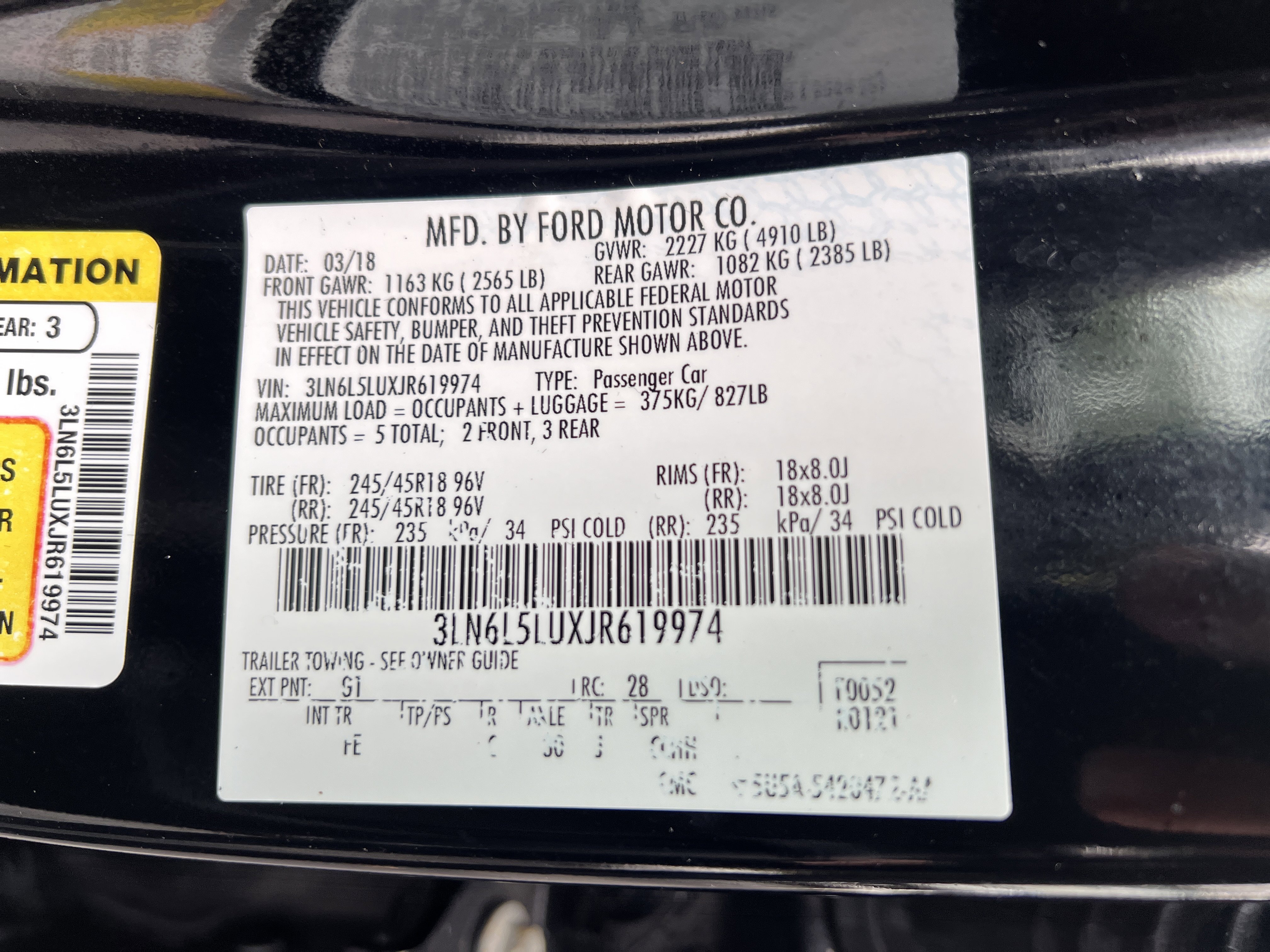 Used 2018 Lincoln MKZ Select w/ Technology Package image 35