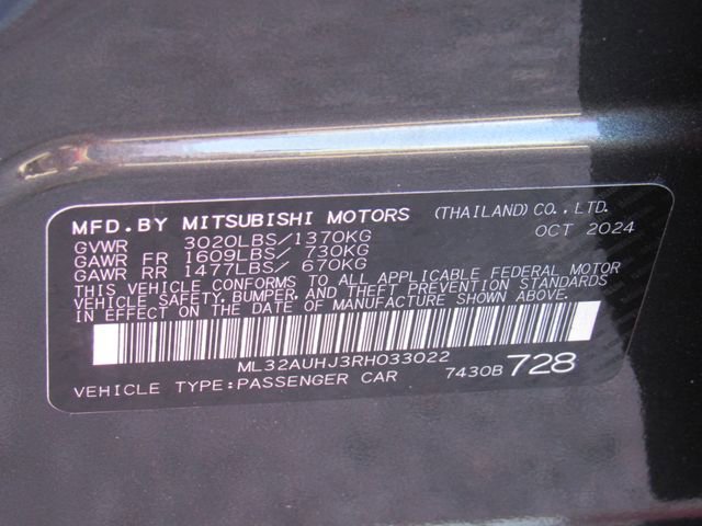 Used 2024 Mitsubishi Mirage ES image 14