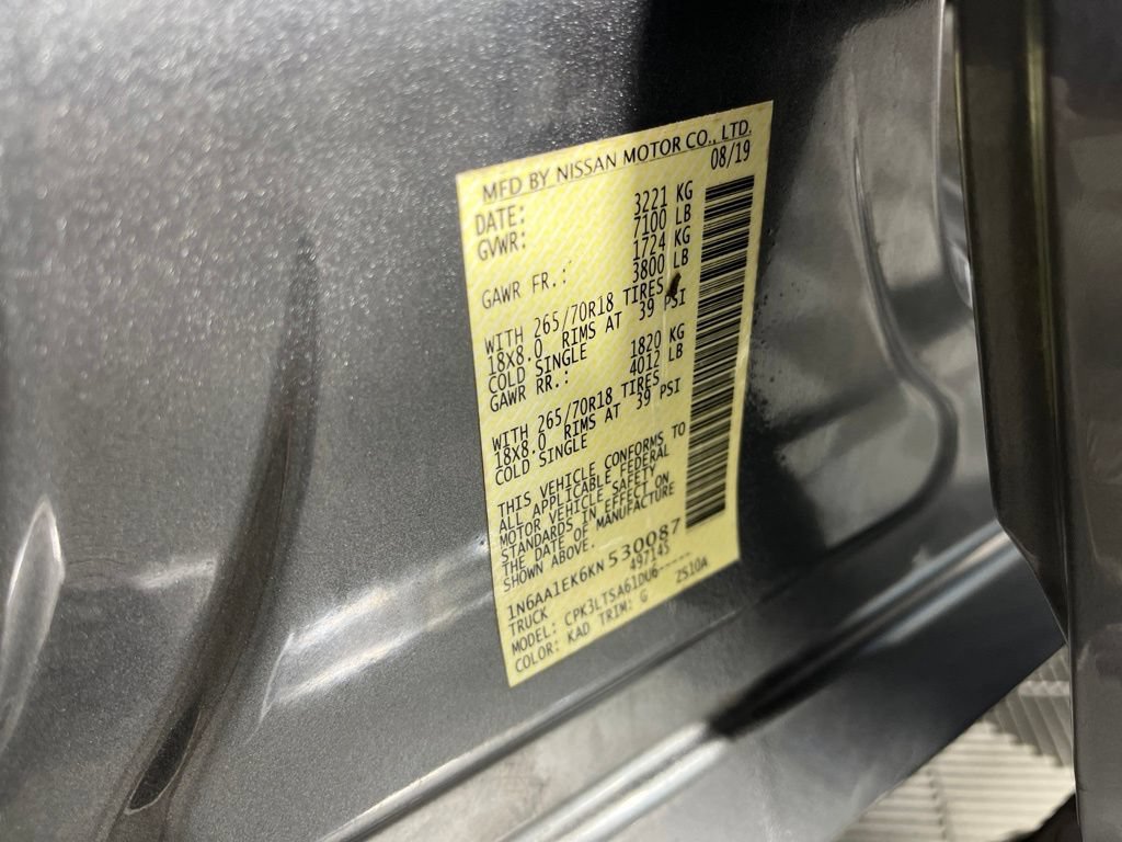 Used 2019 Nissan Titan SV RWD image 35