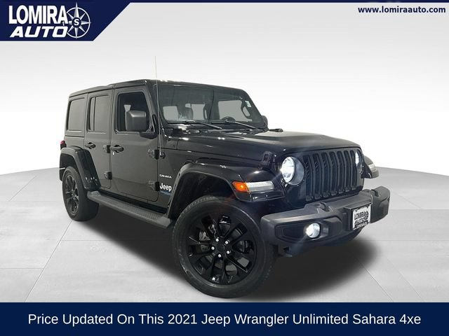 Used 2021 Jeep Wrangler Unlimited Sahara w/ Cold Weather Group AWD/4WD image 1
