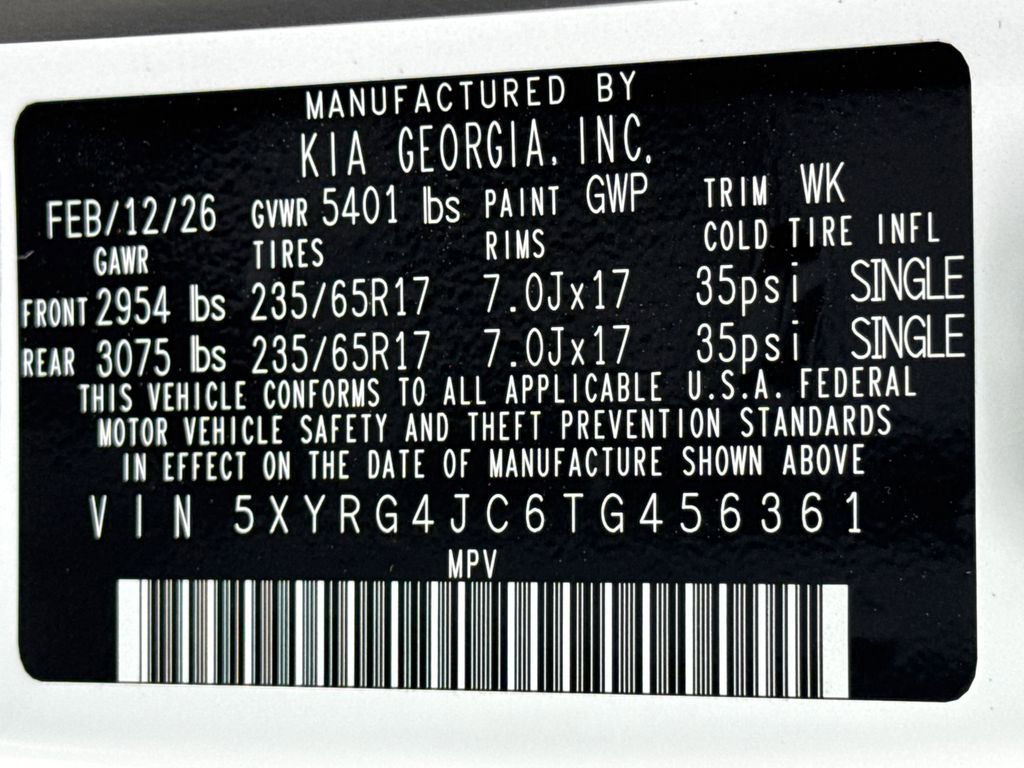 New 2026 Kia Sorento LX image 29