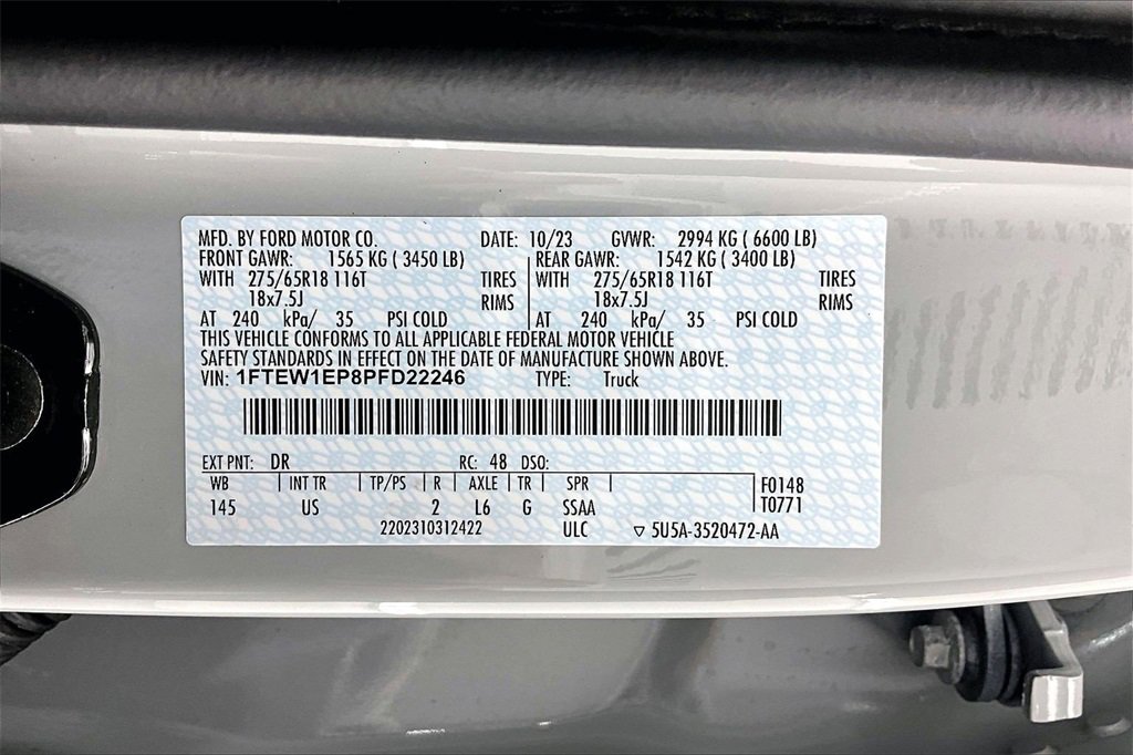 Used 2023 Ford F150 XLT w/ Equipment Group 302A High image 36