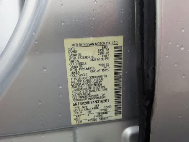 Used 2004 Nissan Quest SL w/ (SEA) Seat Pkg FWD image 34