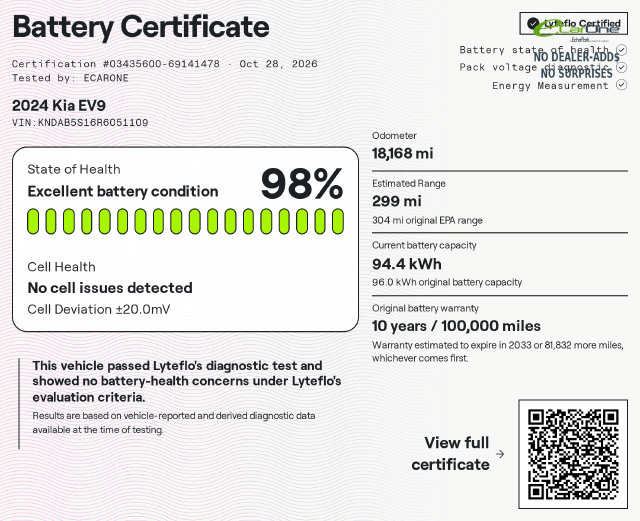 Used 2024 Kia EV9 Light Long Range RWD image 4