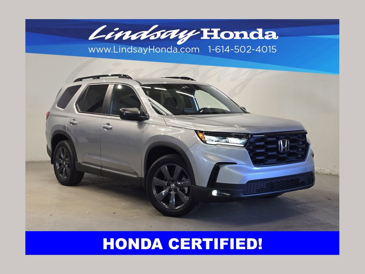 Certified 2025 Honda Pilot Sport