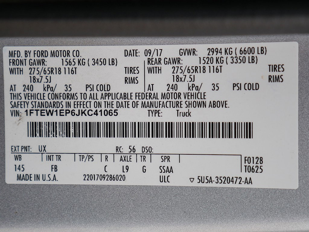 Used 2018 Ford F150 XLT AWD/4WD image 71
