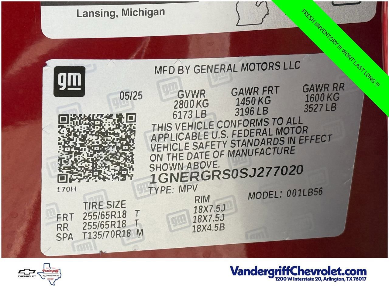 Certified 2025 Chevrolet Traverse LT FWD image 26