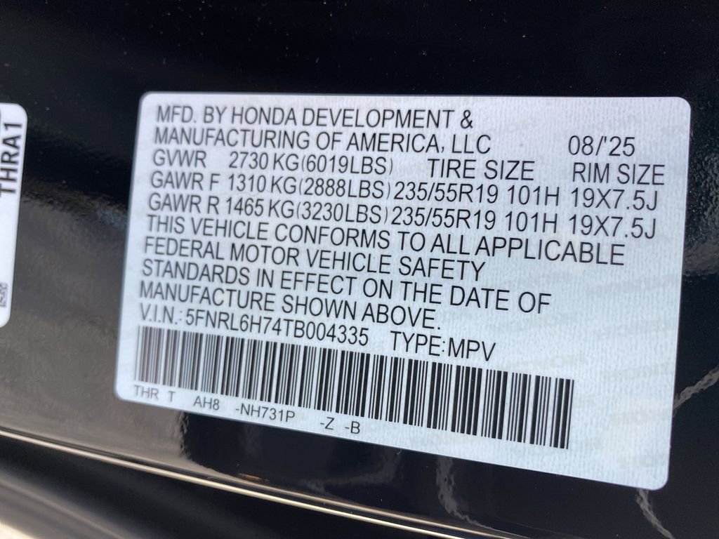 New 2026 Honda Odyssey Sport-L image 42