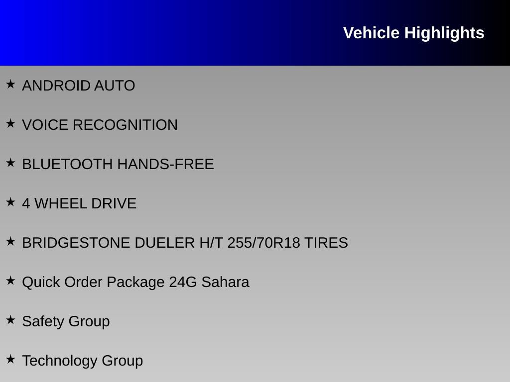 Used 2024 Jeep Wrangler Unlimited Sahara w/ Technology Group AWD/4WD image 12