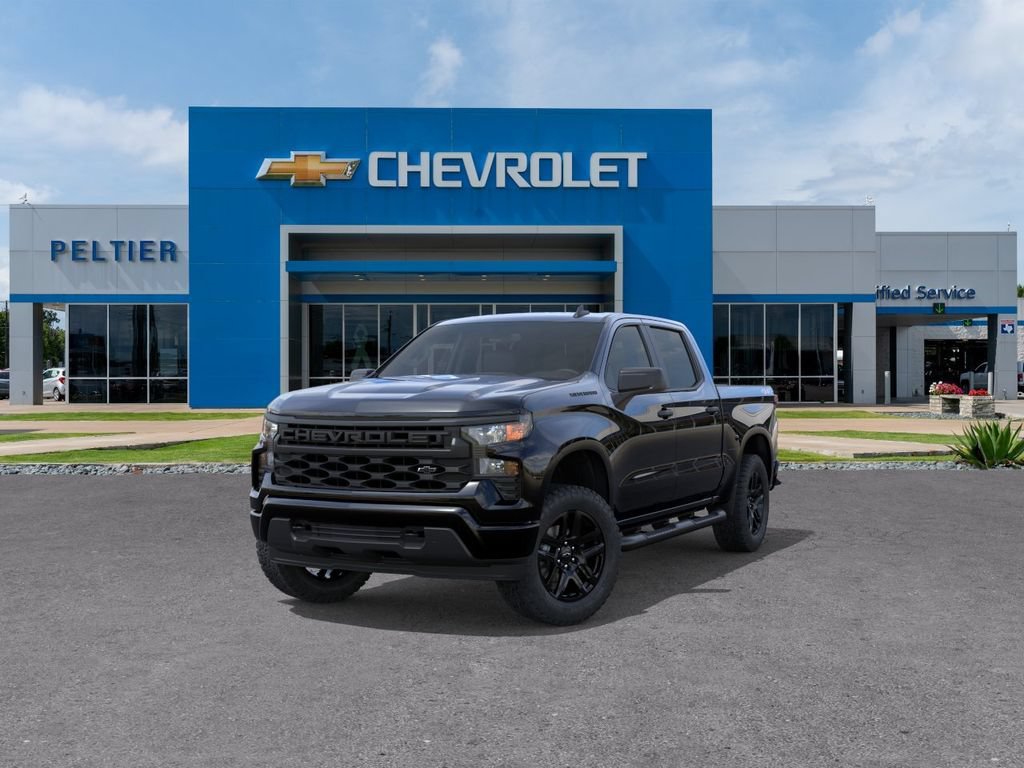 New 2026 Chevrolet Silverado 1500 Custom w/ Turbomax Blackout Package AWD/4WD image 8
