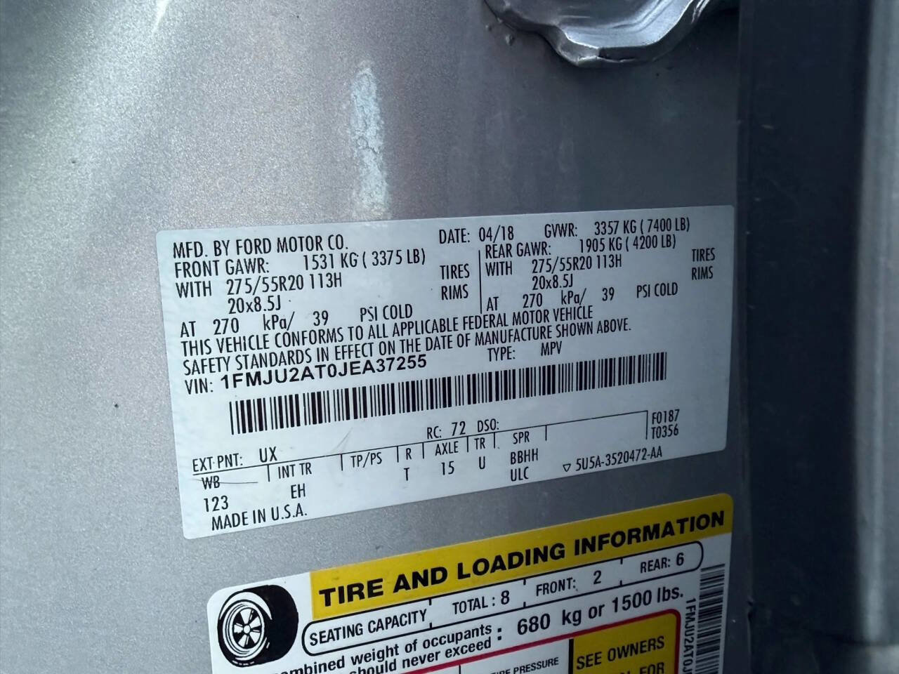 Used 2018 Ford Expedition Limited w/ Equipment Group 301A image 32