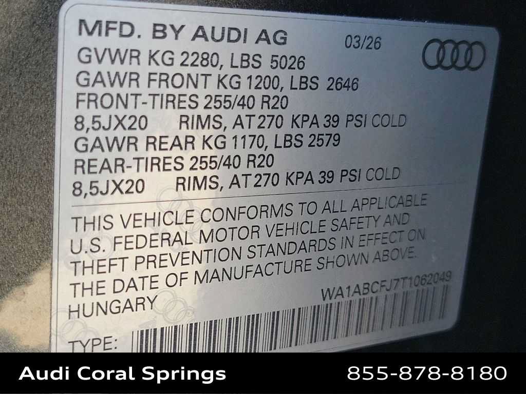 Certified 2026 Audi Q3 quattro 2.0T w/ 20" Wheel Package AWD/4WD image 29
