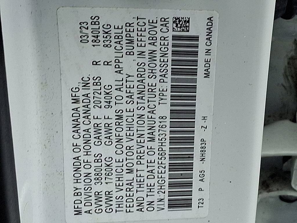 Used 2023 Honda Civic Sport image 28