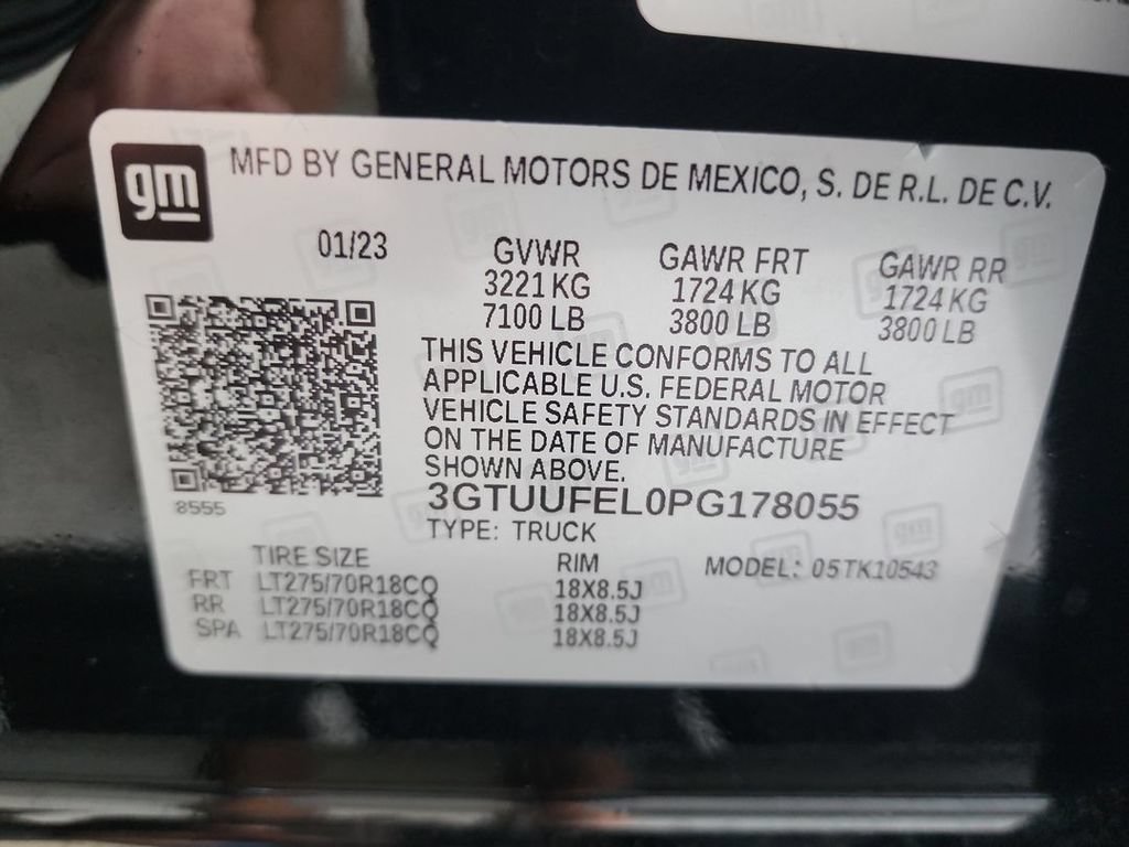 Certified 2023 GMC Sierra 1500 AT4X AWD/4WD image 34