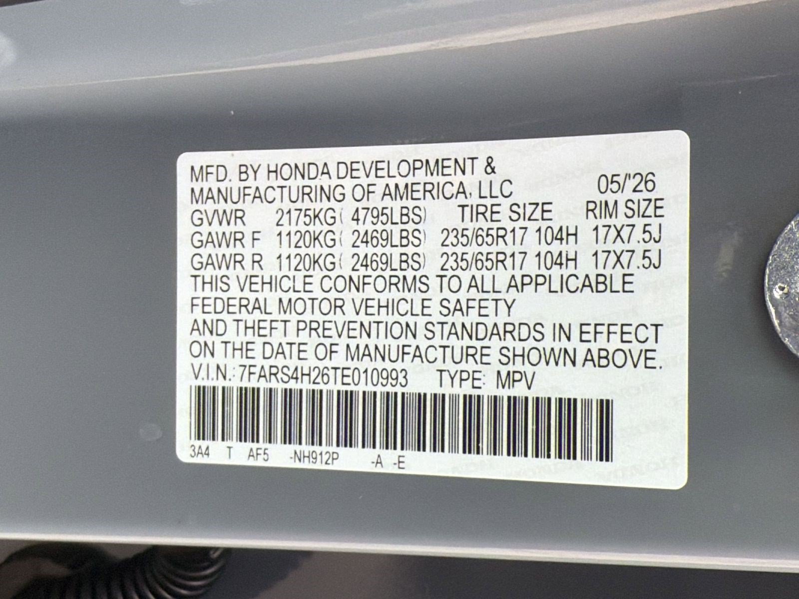 New 2026 Honda CR-V LX image 17