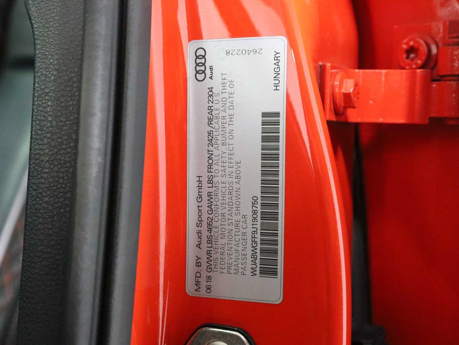 Used 2018 Audi RS 3 AWD/4WD image 42