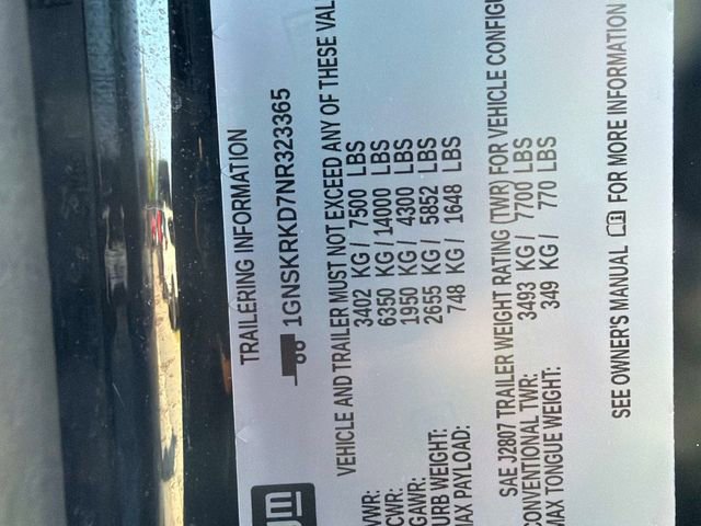 Used 2022 Chevrolet Tahoe RST w/ Luxury Package AWD/4WD image 30