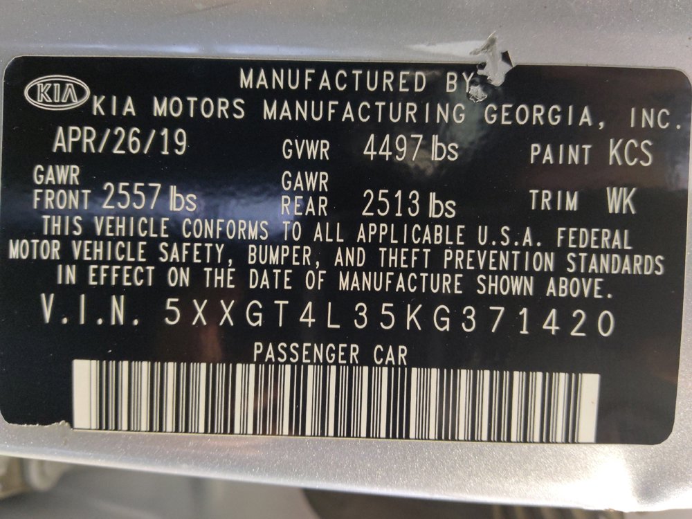 Used 2019 Kia Optima LX FWD image 33