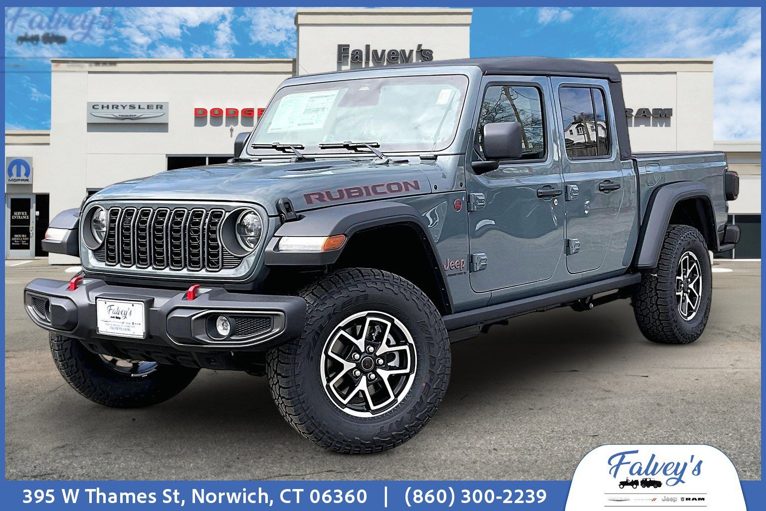 New 2026 Jeep Gladiator Rubicon w/ Steel Power Dome Hood Package