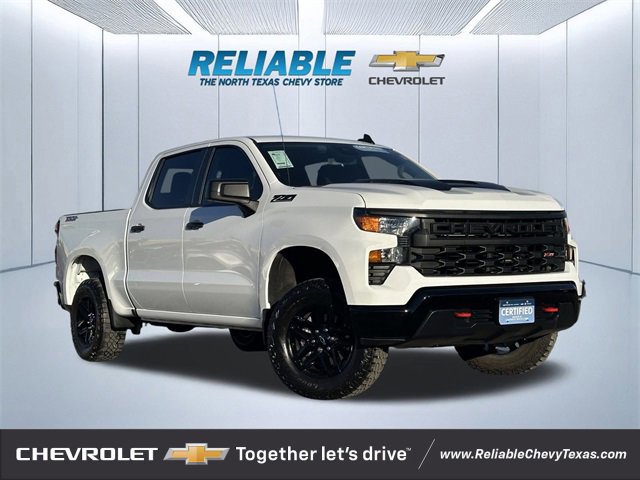 Certified 2024 Chevrolet Silverado 1500 Custom Trail Boss w/ LPO, Dark Essentials Package