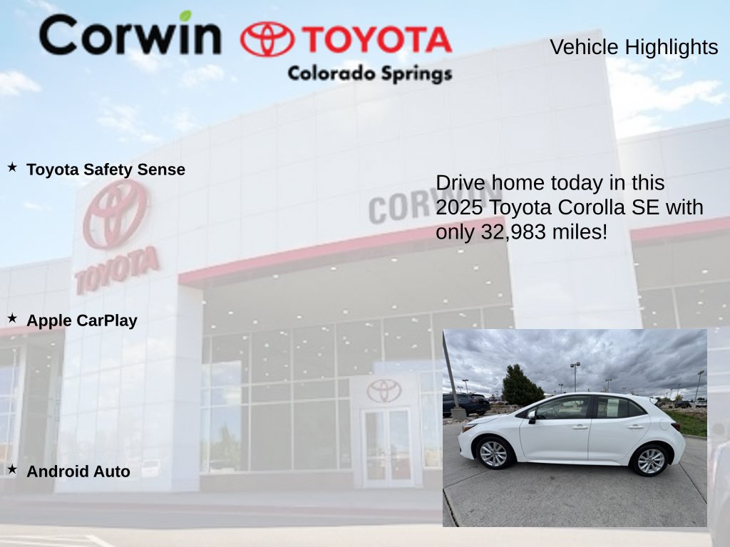Used 2025 Toyota Corolla SE FWD image 6