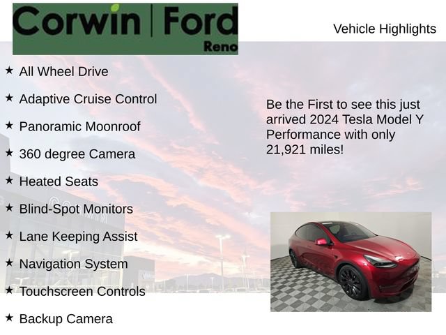 Used 2024 Tesla Model Y Performance AWD/4WD image 4