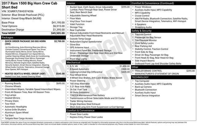 Used 2017 RAM 1500 Big Horn image 2