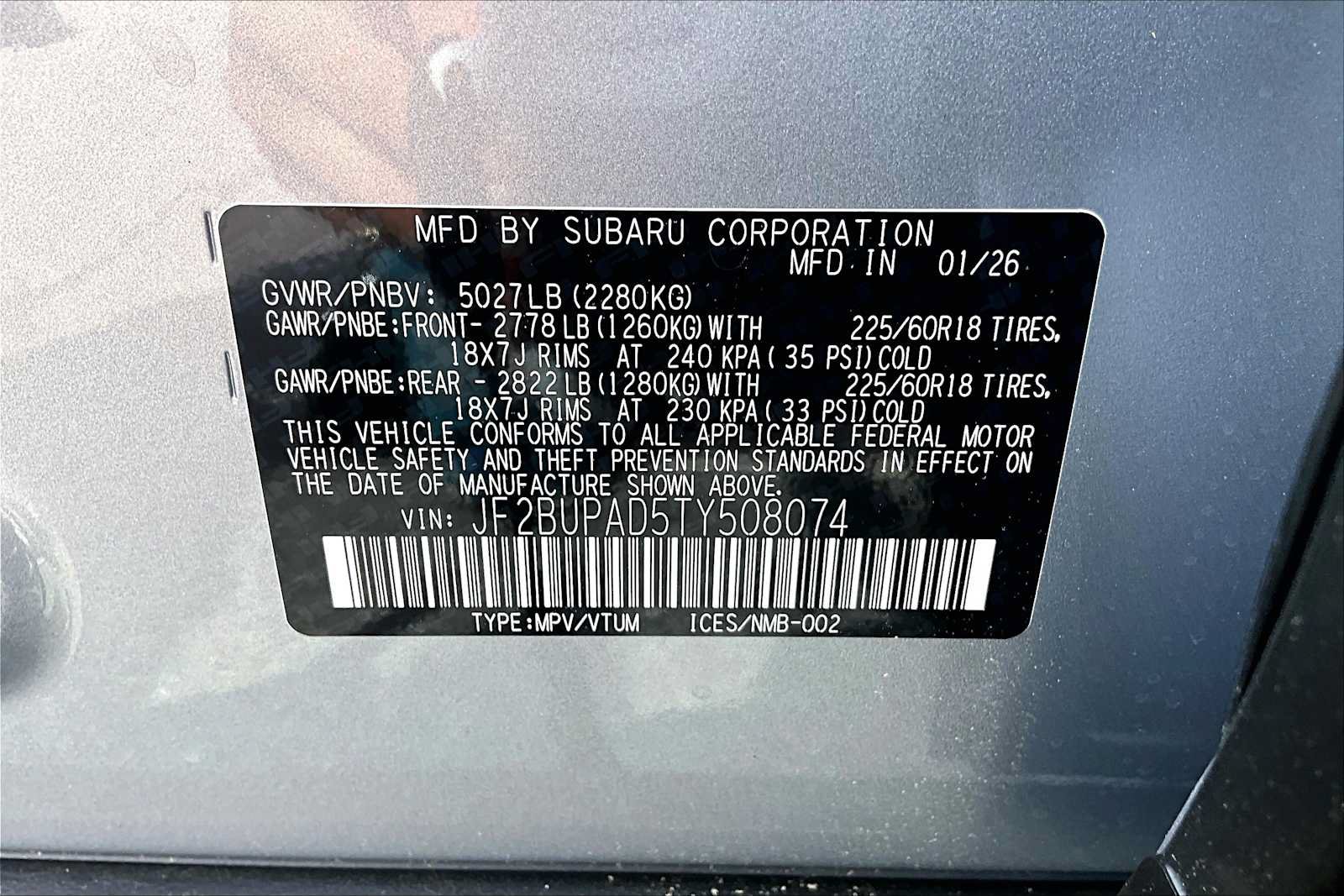 New 2026 Subaru Outback Premium AWD/4WD image 19
