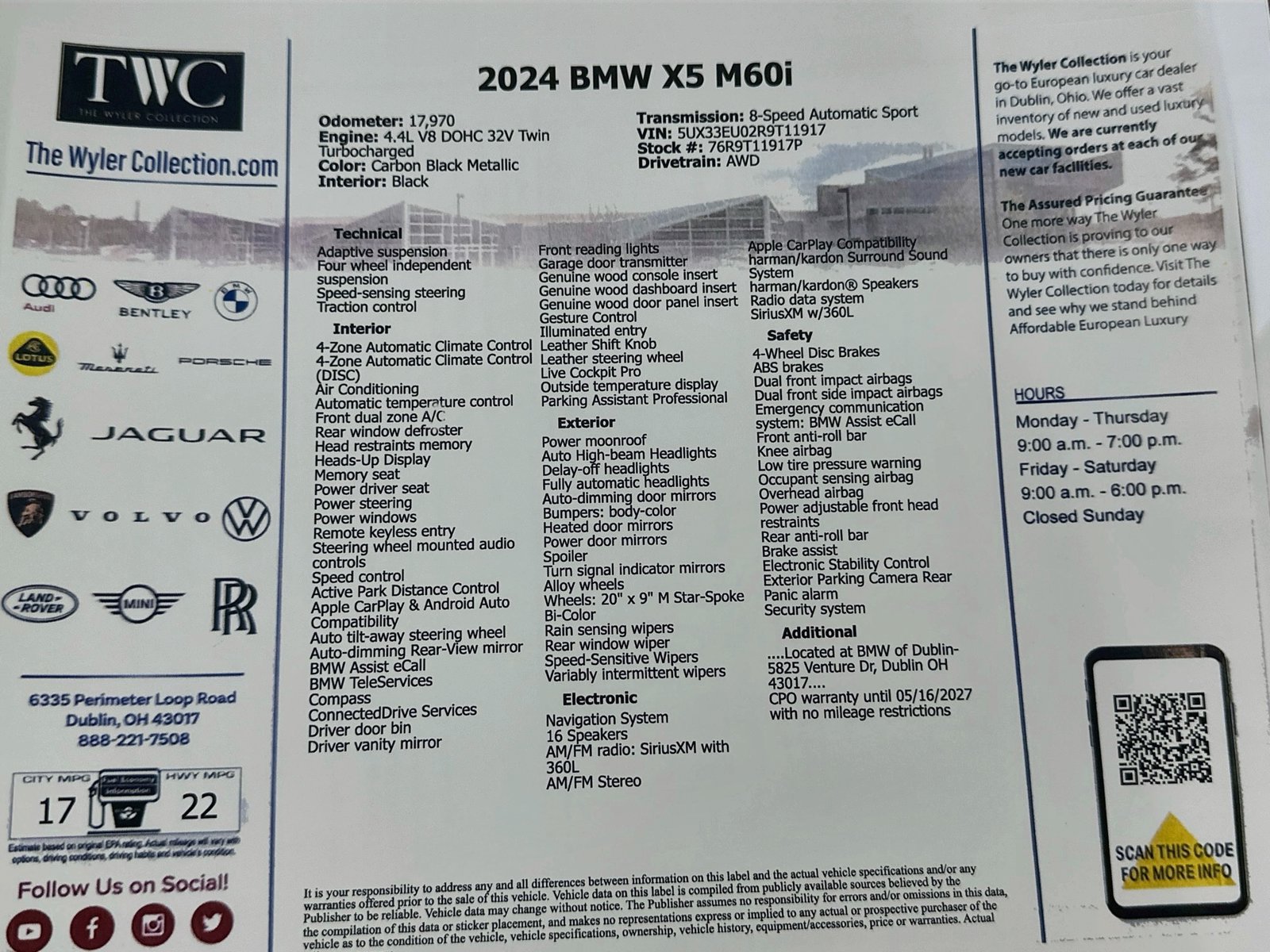 Used 2024 BMW X5 M60i w/ Climate Comfort Package AWD/4WD image 49