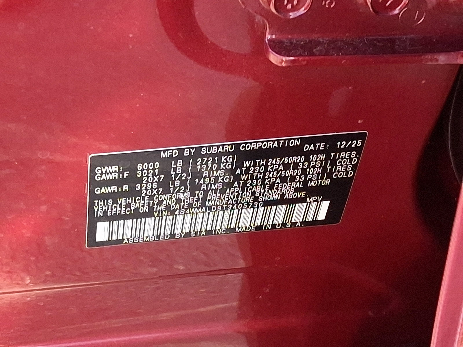 New 2026 Subaru Ascent Bronze Edition image 14