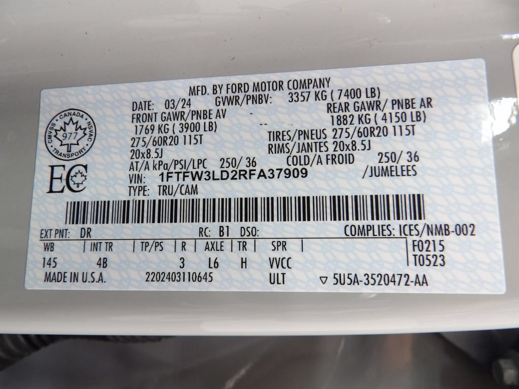 Used 2024 Ford F150 XLT w/ Equipment Group 303A High AWD/4WD image 64