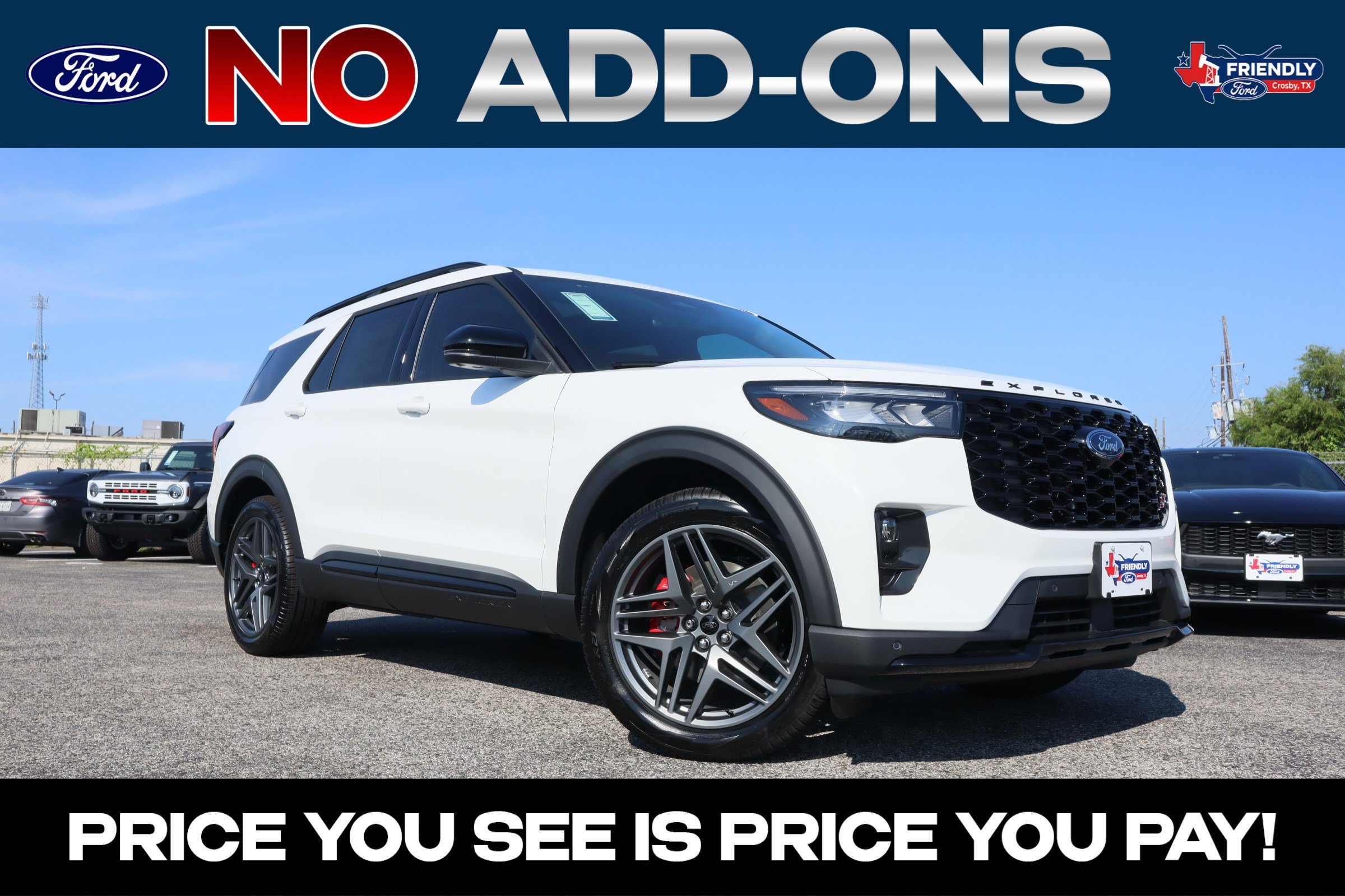 New 2025 Ford Explorer ST w/ Sun And Sound Package AWD/4WD image 1