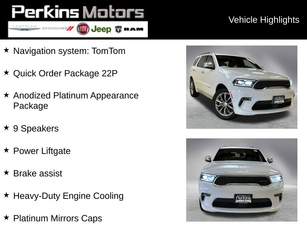 Certified 2022 Dodge Durango Citadel image 2