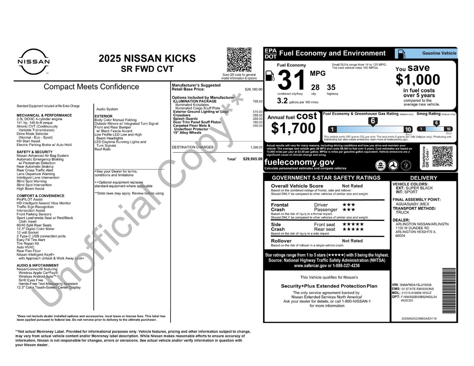 New 2025 Nissan Kicks SR w/ Illumination Package image 37