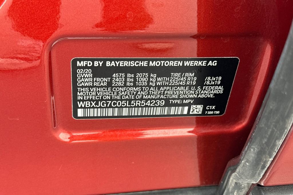 Used 2020 BMW X1 sDrive28i w/ Convenience Package image 34